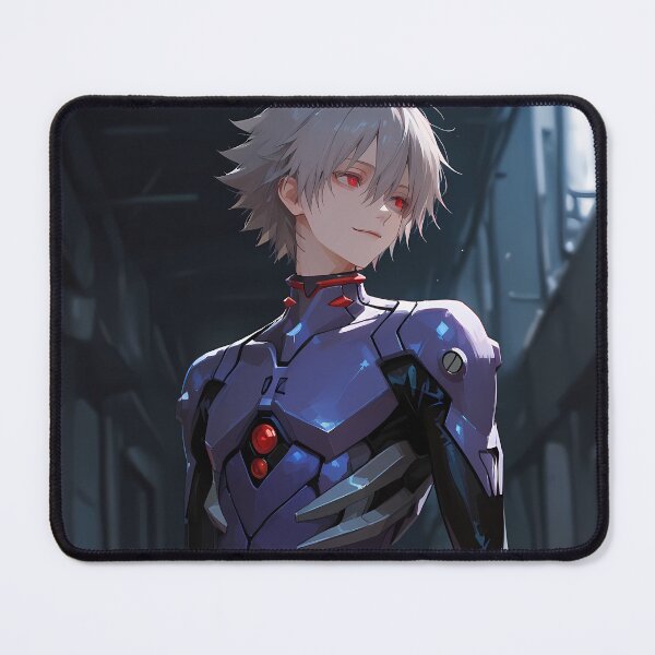 Item preview, Kaworu Nagisa Neon Genesis Evangelion Silent Alley Stare designed and sold by SuperTeamCanada.