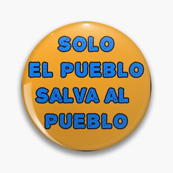 Item preview, Solo el pueblo salva al pueblo - Orange designed and sold by Tziva.