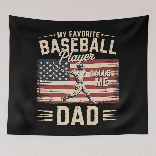 Item preview, My Favorite Baseball Player Calls Me Dad Father's Day  designed and sold by EllenJast.