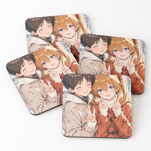 Item preview, Shinji Ikari Neon Genesis Evangelion Snow Date With Asuka designed and sold by SuperTeamCanada.