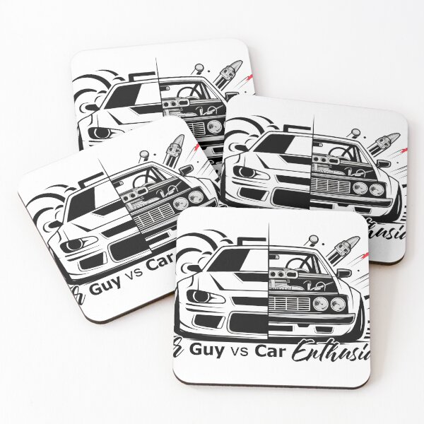 Item preview, Car Guy vs Car Enthusiast T-Shirt – Split Design Racing vs Classic Build | Minimalist Vector Streetwear Graphic Tee designed and sold by Car Guy "vs" Car Enthusiast Fashion est.2026.