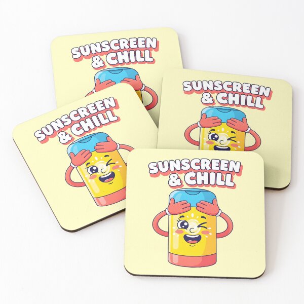 Item preview, Sunscreen and Chill – Funny Summer Skincare Design designed and sold by Sea Gem.