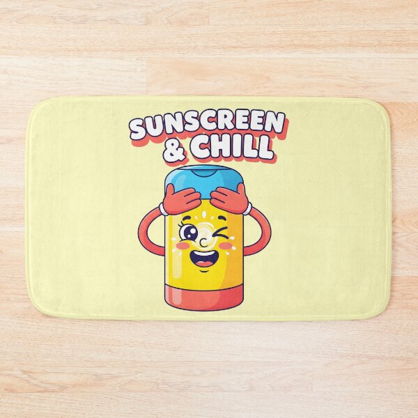 Item preview, Sunscreen and Chill – Funny Summer Skincare Design designed and sold by Sea Gem.