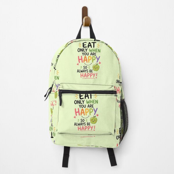 Item preview, Typography - Eat only when you are happy so always be happy  designed and sold by Swati's Digital Den.