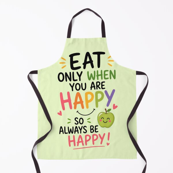 Item preview, Typography - Eat only when you are happy so always be happy designed and sold by Swati's Digital Den.