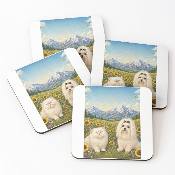 Item preview, Quiet Companions in a Sunflower Field designed and sold by Christina Lumenara.