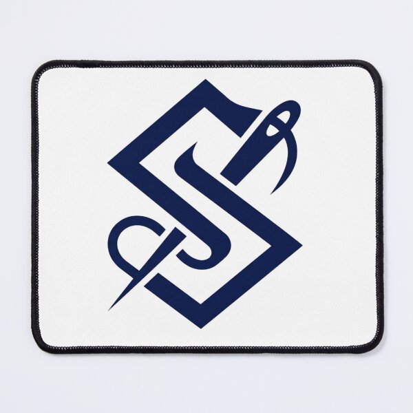 Item preview, Tailor & Seamstress Monogram - Letter S with Needle and Thread designed and sold by okalharbi.
