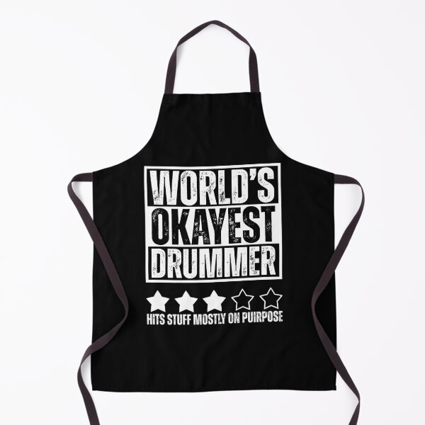Item preview, Worlds Okayest Drummer Hits Stuff Mostly On Purpose Men designed and sold by Dondonmart.