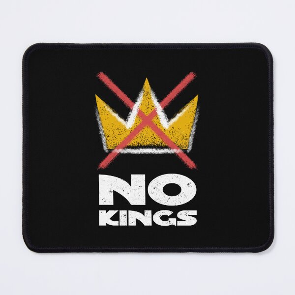 Item preview, No Kings Aesthetic Minimalist Typography Illustration designed and sold by JavaGraph.