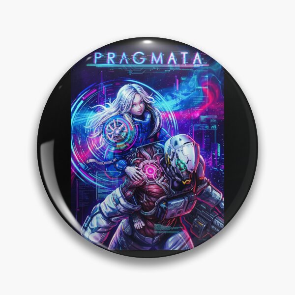 Item preview, Pragmata Cyberpunk Sci Fi Game designed and sold by JustuKitties.