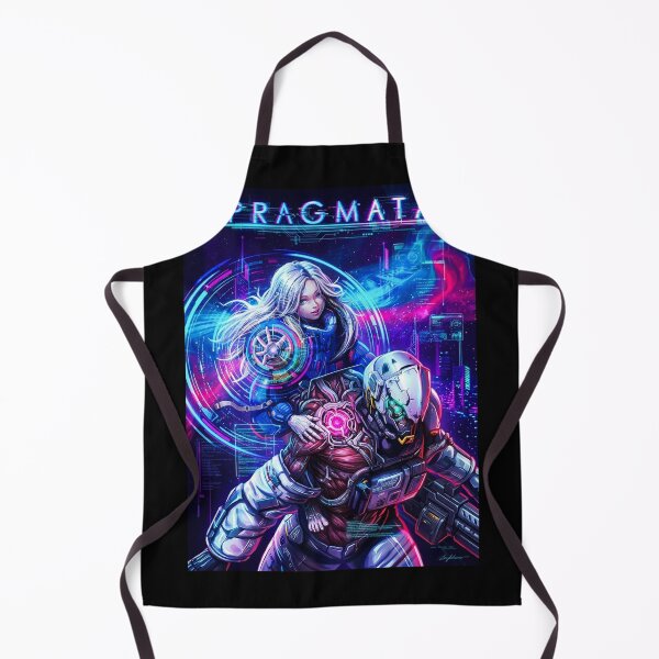 Item preview, Pragmata Cyberpunk Sci Fi Game designed and sold by JustuKitties.