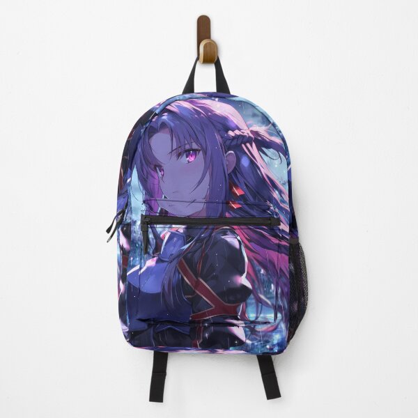 Item preview, Yuuki Sword Art Online Purple Hair Rain Night Neon Glow designed and sold by SuperTeamCanada.
