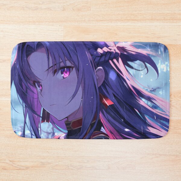 Item preview, Yuuki Sword Art Online Purple Hair Rain Night Neon Glow designed and sold by SuperTeamCanada.