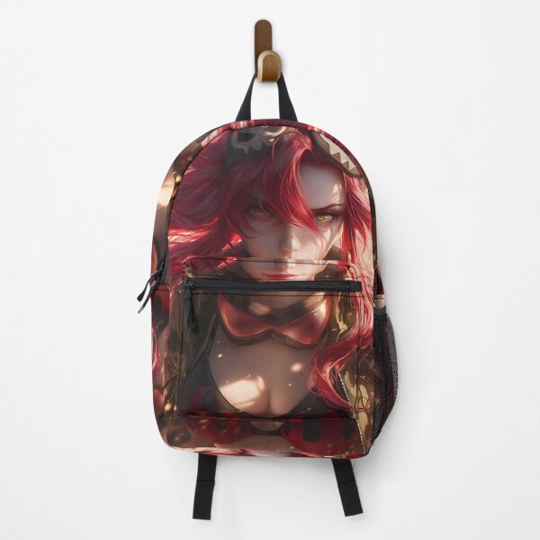 Item preview, Yoko Littner Gurren Lagann Red Hair Goggles Dramatic Sunlit Portrait designed and sold by SuperTeamCanada.