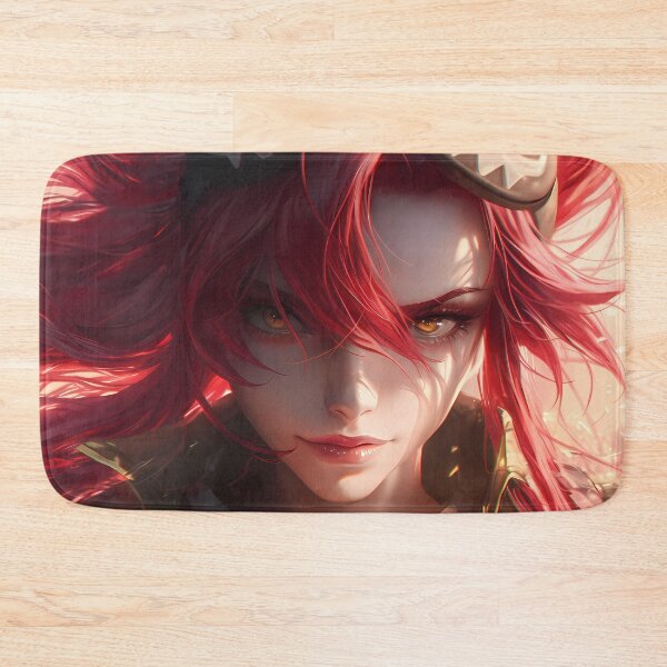 Item preview, Yoko Littner Gurren Lagann Red Hair Goggles Dramatic Sunlit Portrait designed and sold by SuperTeamCanada.