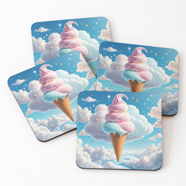 Item preview, Dreamy Pastel Soft Serve in the Sky designed and sold by Prism Palette Studio.
