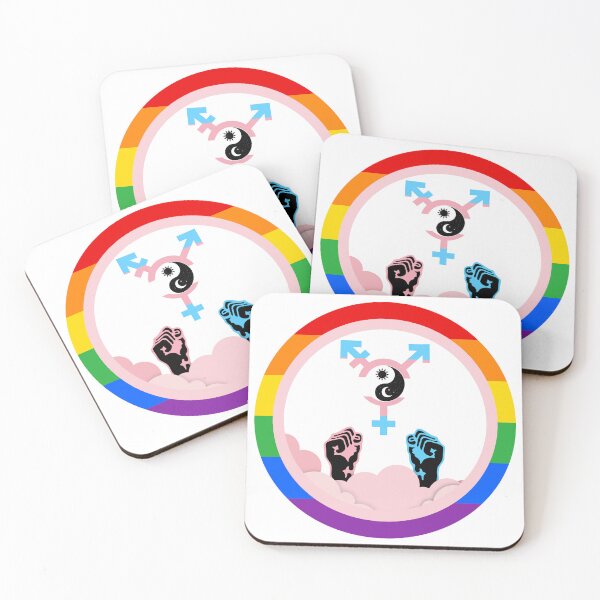 Item preview, Celestial Harmony Trans Pride Emblem designed and sold by dickensign.