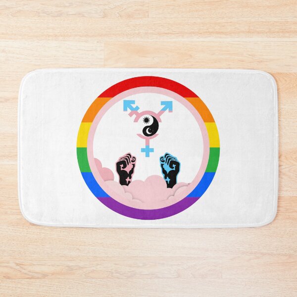 Item preview, Celestial Harmony Trans Pride Emblem designed and sold by dickensign.
