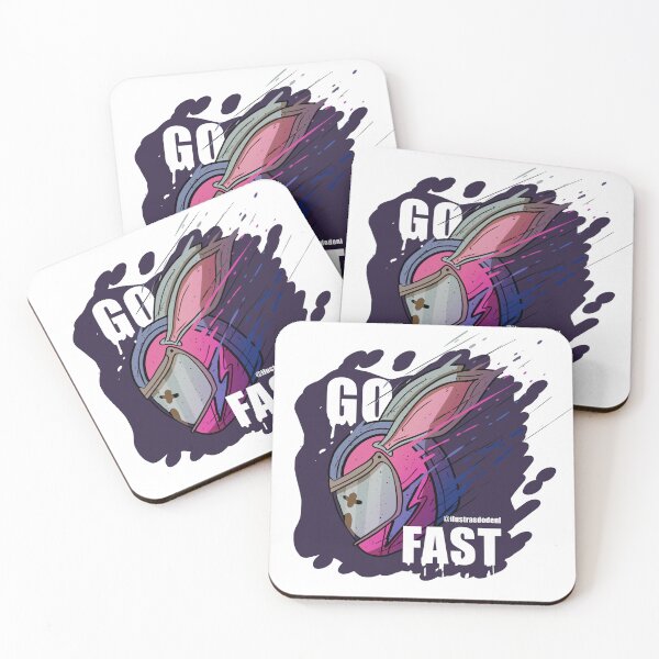 Item preview, Go Fast Bunny! designed and sold by ilustrasdodeni.