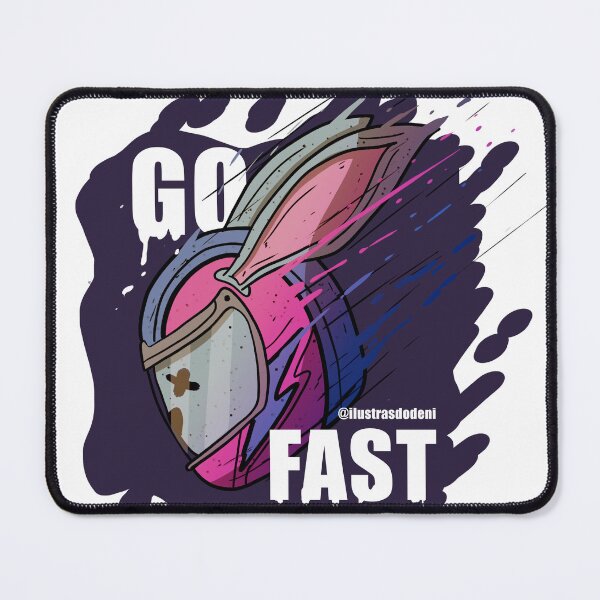 Item preview, Go Fast Bunny! designed and sold by ilustrasdodeni.