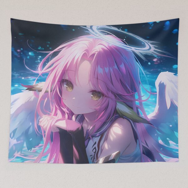 Item preview, Jibril No Game No Life Angel Halo Ocean Moonlight Serenity designed and sold by SuperTeamCanada.