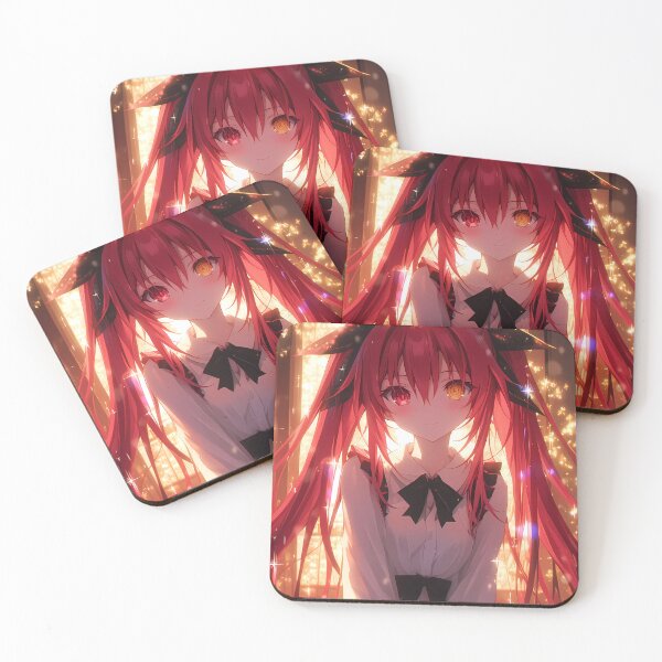 Item preview, Kotori Itsuka Date A Live Warm Glow Sparkling Bokeh Red Hair Twin Tails designed and sold by SuperTeamCanada.