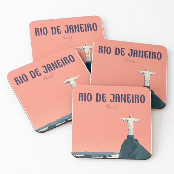 Item preview, Retro Rio de Janeiro Pastel Coastal designed and sold by NeuralVibe.