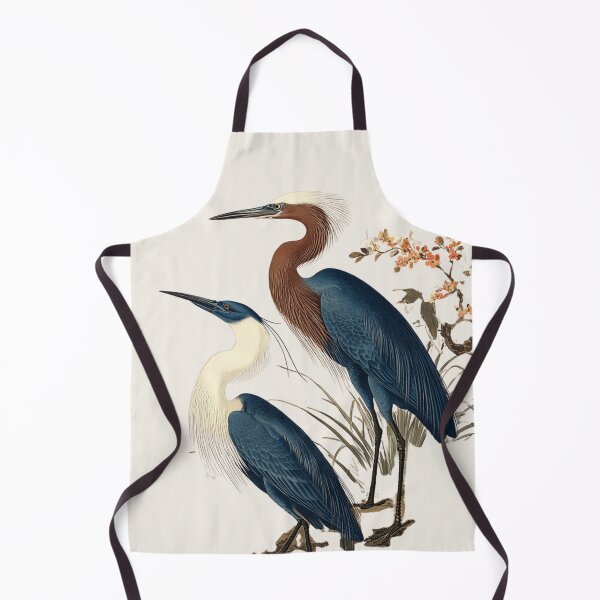 Item preview, Heron Duo - Japanese Woodblock Style Bird Art Print designed and sold by BestVarieties.