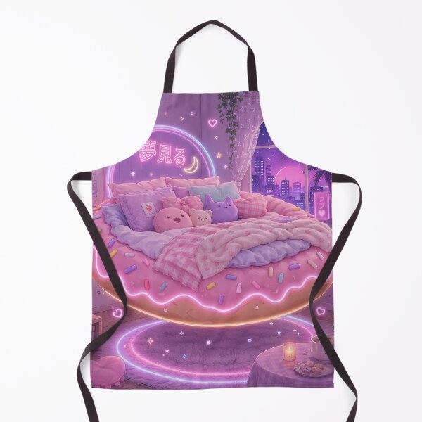 Item preview, Kawaii Neon Donut Magic Bedroom designed and sold by EsenciaZen.