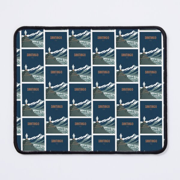 Item preview, Santiago de Chile Skyline and Mountain Landscape designed and sold by NeuralVibe.