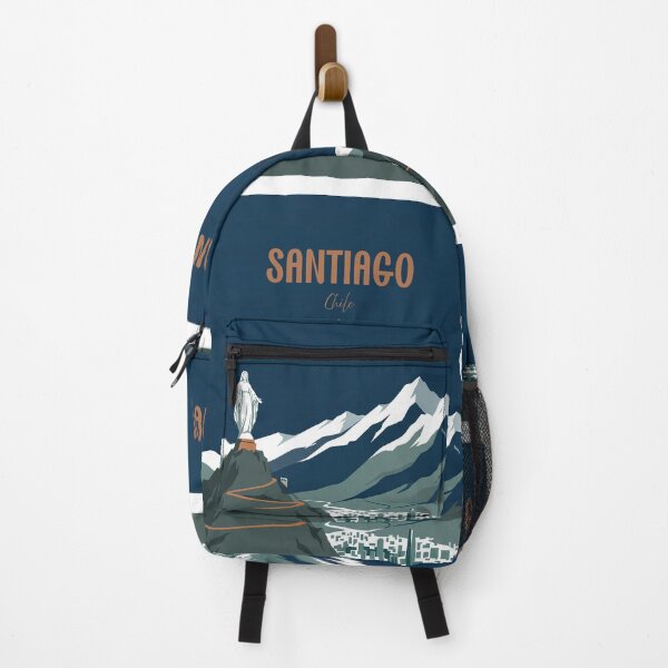Item preview, Santiago de Chile Skyline and Mountain Landscape designed and sold by NeuralVibe.