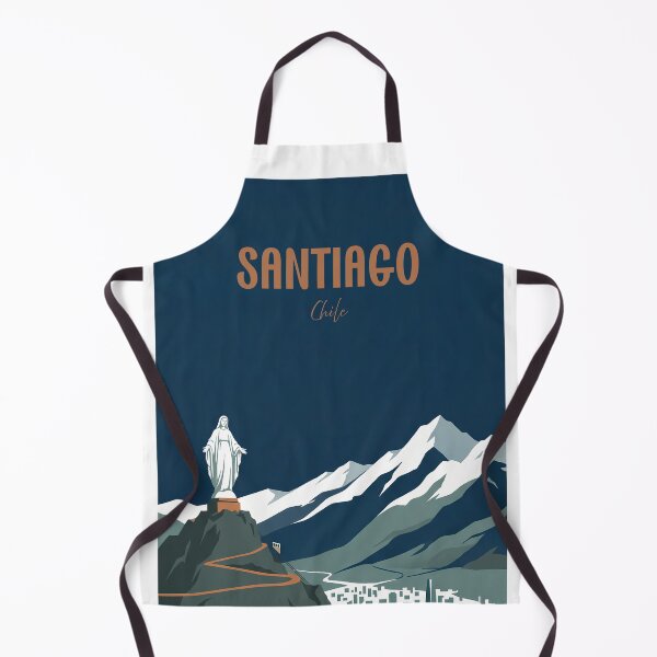 Item preview, Santiago de Chile Skyline and Mountain Landscape designed and sold by NeuralVibe.
