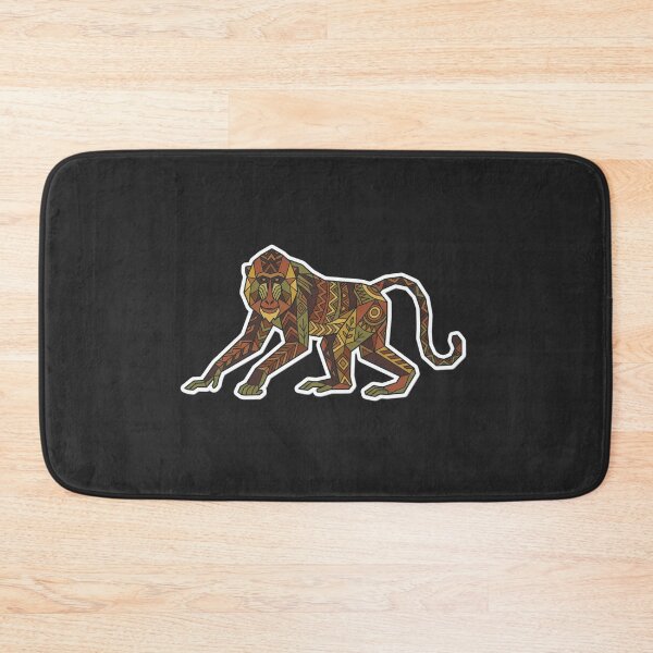 Item preview, Geometric Mandrill T-Shirt – African Primate Art for Nature Fans designed and sold by bsbd-action.