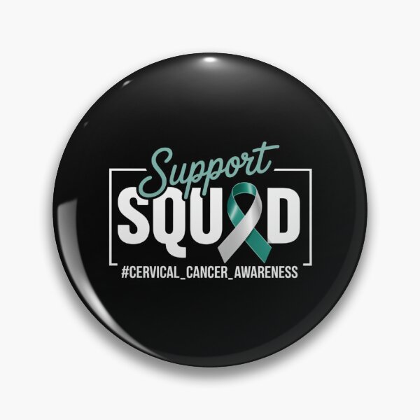 Item preview, Cervical Cancer Awareness Support Squad Ribbon designed and sold by EllenJast.