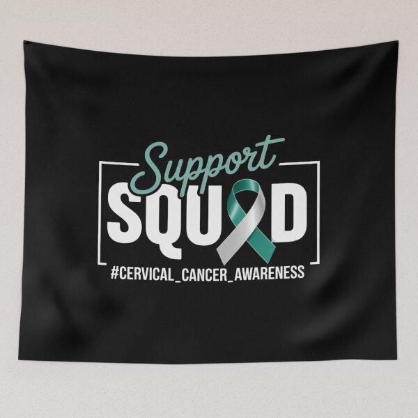 Item preview, Cervical Cancer Awareness Support Squad Ribbon designed and sold by EllenJast.