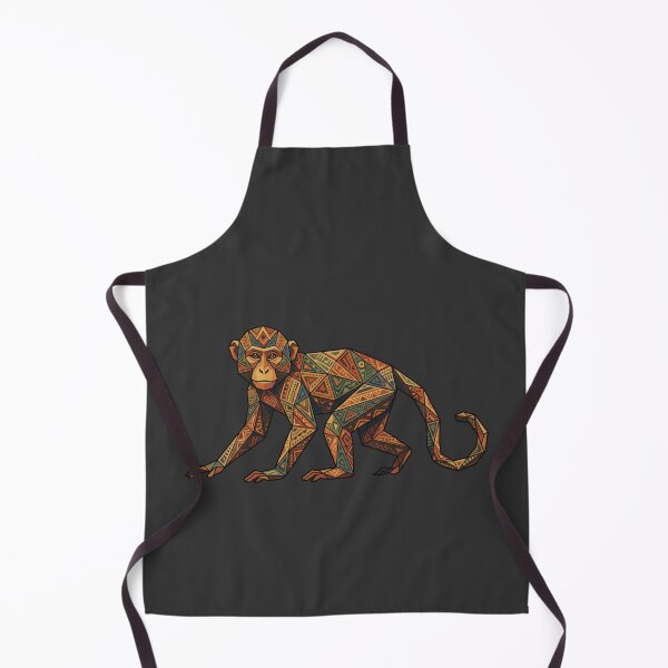 Item preview, Geometric Mosaic Monkey Painting – Modern Decoration for Abstract Art Lovers designed and sold by bsbd-action.