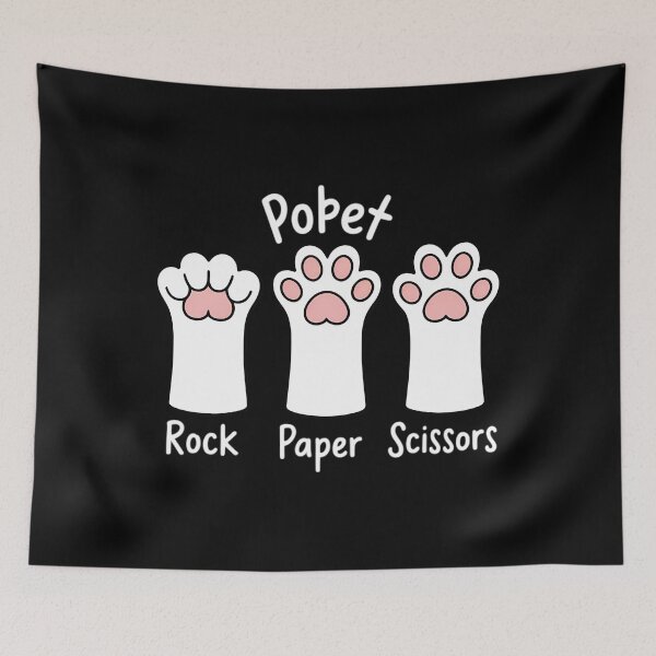 Item preview, Cat Paws Rock Paper Scissors designed and sold by EllenJast.