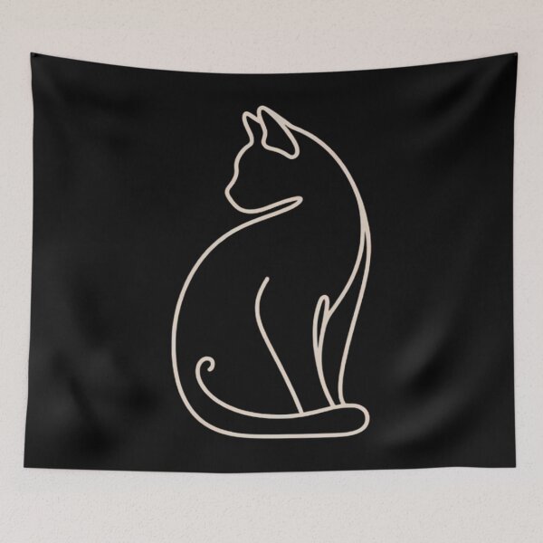Item preview, Cat Line Art designed and sold by EllenJast.