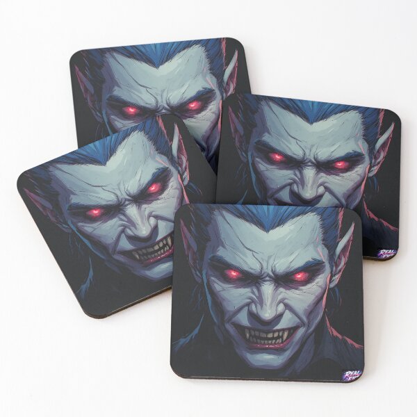 Item preview, Cinematic Vampire Horror Blue Hair Headshot Portrait v21 designed and sold by Real Fiction.