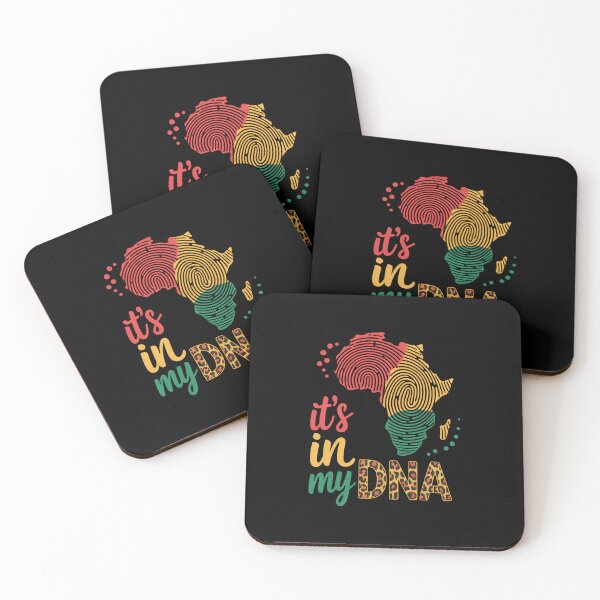 Item preview, Black History DNA Africa Fingerprint Cheetah Juneteenth designed and sold by EllenJast.