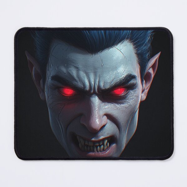 Item preview, Cinematic Vampire Horror Blue Hair Headshot Portrait v23 designed and sold by Real Fiction.