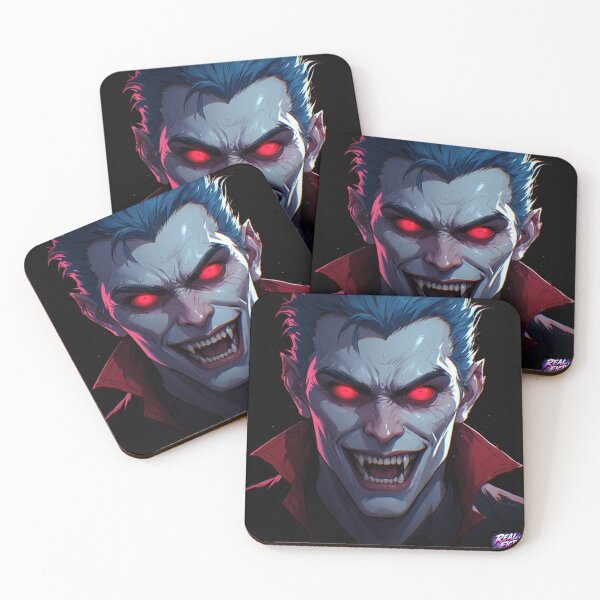 Item preview, Cinematic Vampire Horror Blue Hair Headshot Portrait v25 designed and sold by Real Fiction.