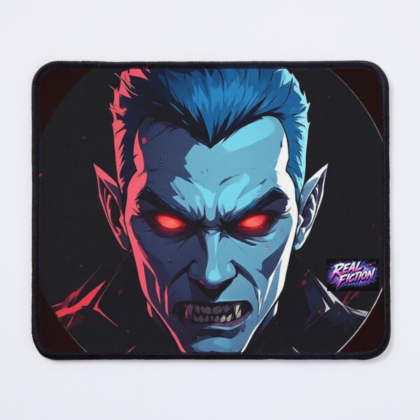 Item preview, Cinematic Vampire Horror Blue Hair Headshot Portrait v26 designed and sold by Real Fiction.