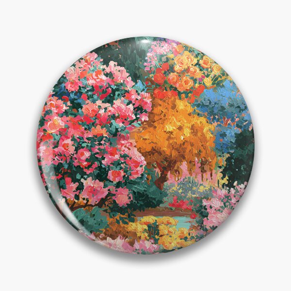 Item preview, Elegant Pink, Magenta and Blue Floral Garden Abstract designed and sold by DEC02.