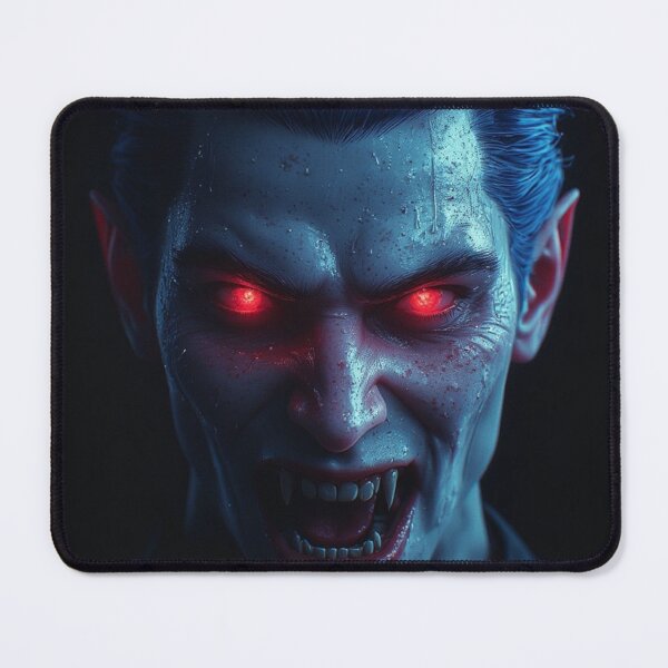 Item preview, Cinematic Vampire Horror Blue Hair Headshot Portrait v27 designed and sold by Real Fiction.