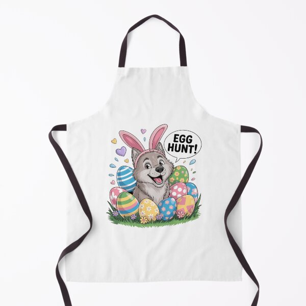 Item preview, Cute Wolf Easter Egg Hunt Crew Animal Spring designed and sold by IdunayaStore.