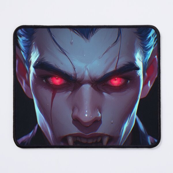 Item preview, Cinematic Vampire Horror Blue Hair Headshot Portrait v28 designed and sold by Real Fiction.