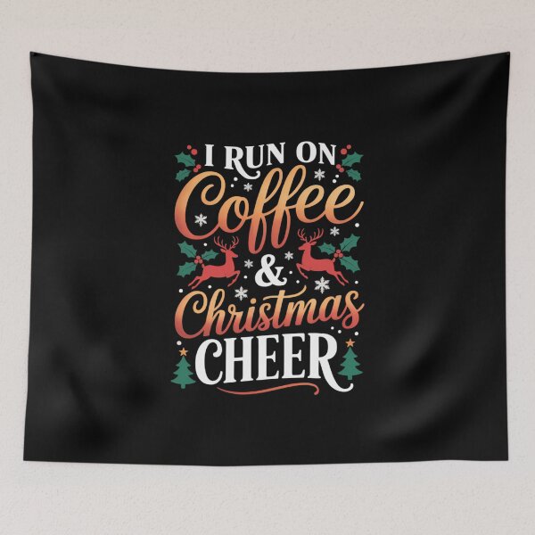 Item preview, Christmas for Men I Run On Coffee and Christmas Cheer designed and sold by FaithAbbott.