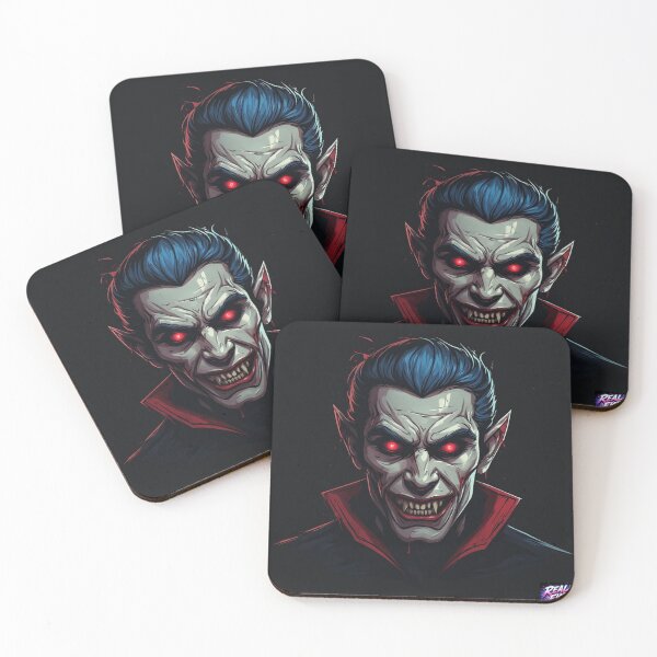 Item preview, Cinematic Vampire Horror Blue Hair Headshot Portrait v30 designed and sold by Real Fiction.