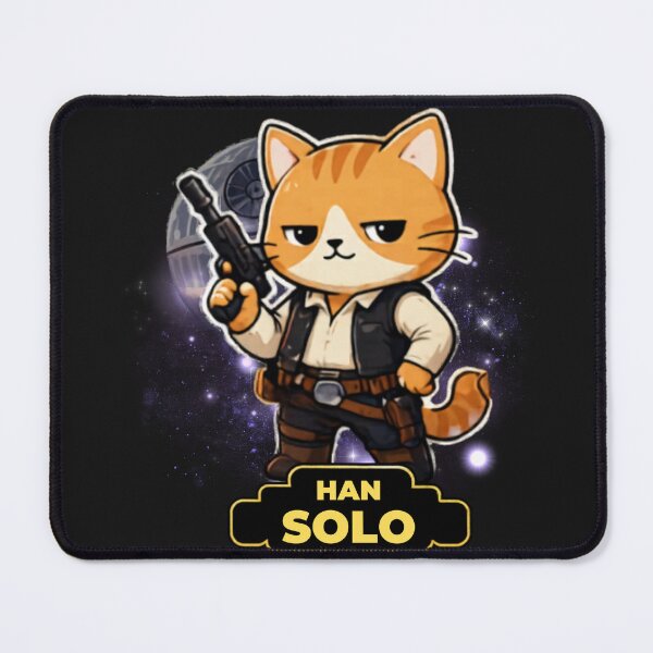 Item preview, Han Solo Cat - Galactic Smuggler Orange Tabby Parody designed and sold by anandariki.